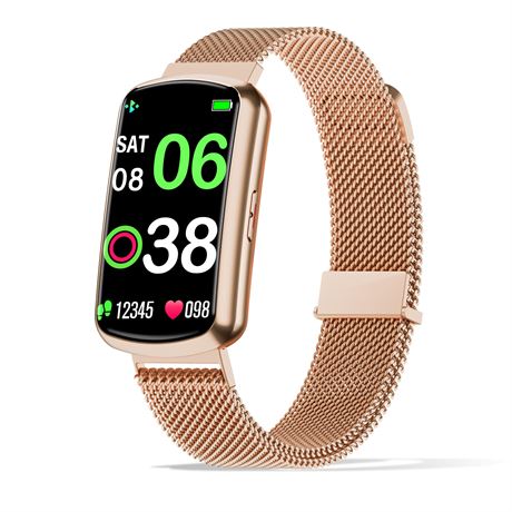 Fitness Tracker with Heart Rate & Blood Pressure Monitor