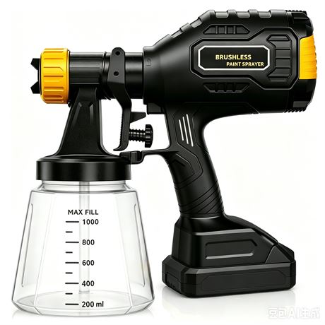 Cordless Paint Sprayer Ryobi 18V 1000ml/min High Flow