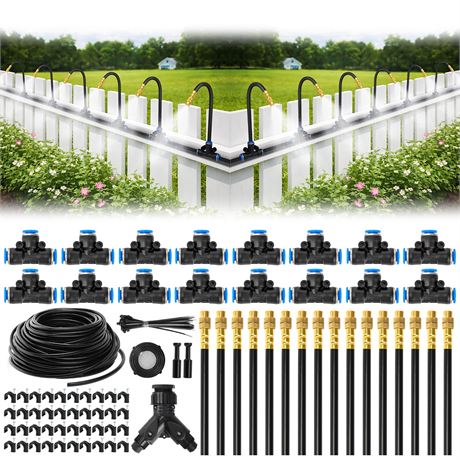 Bluepro Drip Irrigation System 100FT 1/4in Garden Sprinkler