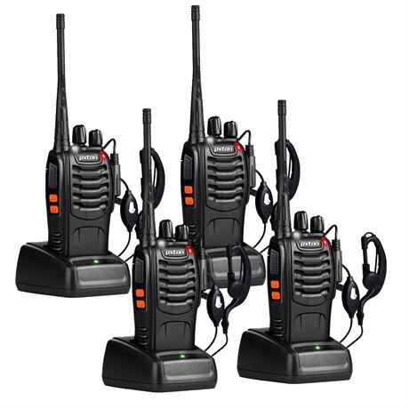 pxton Walkie Talkies Long Range for Adults with Earpieces,16 Channel – Radios