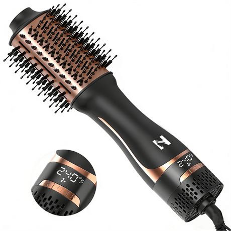 Nicebay Blow Dryer Brush, One Step Blowout, Oval Ceramic Barrel, Ionic