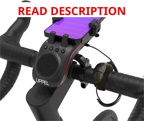 Support de téléphone et haut-parleur pour vélo, phare, klaxon, micro