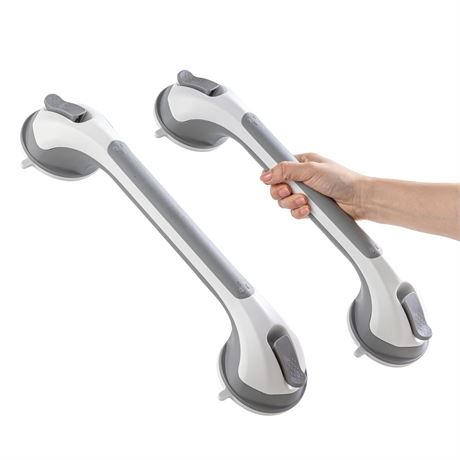 TAILI Grab Bars Bathtubs Showers 2-Pack Grey