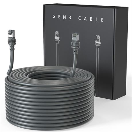 LUCMO Câble Starlink 100 pi/30 m pour Standard 4/4X/Gen 3/V4/V5