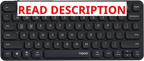 Clavier sans fil multiappareils RAPOO E9050L, 78 touches, USB-C