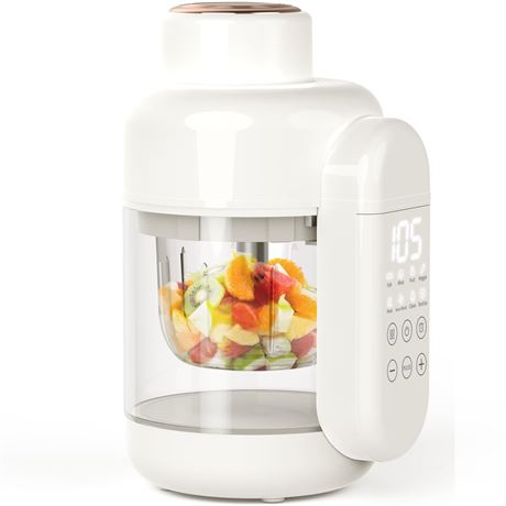 Glass Baby Food Maker 12oz Steamer Blender 9-in-1 Dishwasher Safe