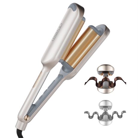 Curling Iron Hair Crimper Waver, TYMO ROVY Beach Waves Hair Curler