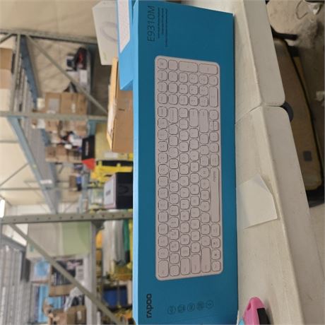 Clavier sans fil RAPOO pour PC et portable, 2,4 GHz et Bluetooth, 99 touches