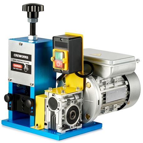 CREWORKS 180W Electric Wire Stripper Machine 0.06"-1.18" 5 Channel