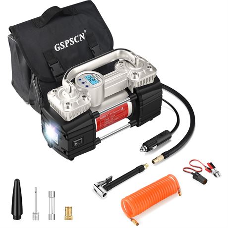 Tire Inflator 12V Portable Air Compressor 150PSI