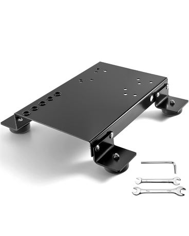 THXCHER Pressure Washer Skid Plate 10"x16" Anti-Slip Steel Base