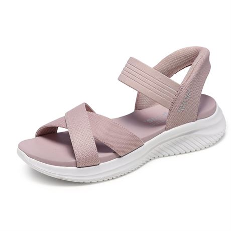 Skechers Women's Ultra Flex 3.0 Slip-in Sandal Blush Size 7