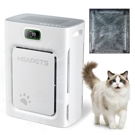 Pet Air Purifier for Home Large Room 2500 Sq Ft, H13 HEPA – Purificateur