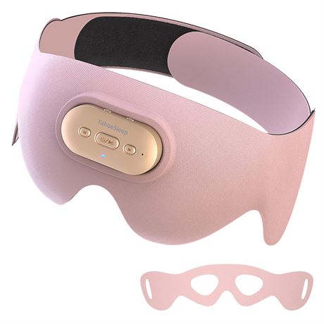 Tahoesleep Bluetooth Sleep Headphones Mask, Ultra-Thin Stereo Speakers, 64H