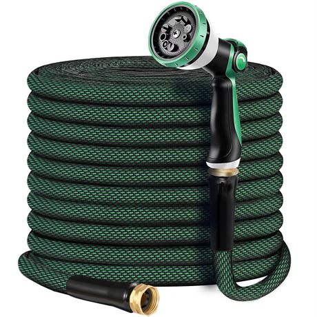 Torioweg Garden Hose 100 FT, Heavy Duty Aluminum Fittings